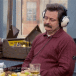 Ron Swanson Rocking Out (Parks and Recreation)